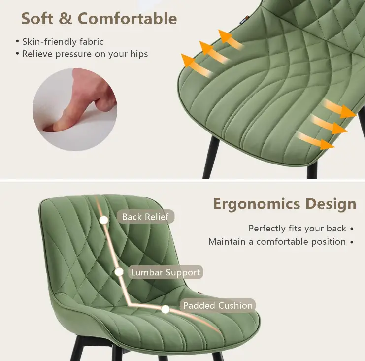 Castlery dining chair High Quality Mid Century Modern